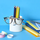 Glasses and pencil holder, ceramic