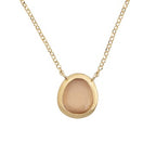 Matte finished silver necklace and 24k gold plated (gold finish) /fashion gifts