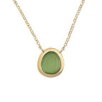 Matte finished silver necklace and 24k gold plated (gold finish) /fashion gifts