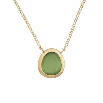 Matte finished silver necklace and 24k gold plated (gold finish) /fashion gifts