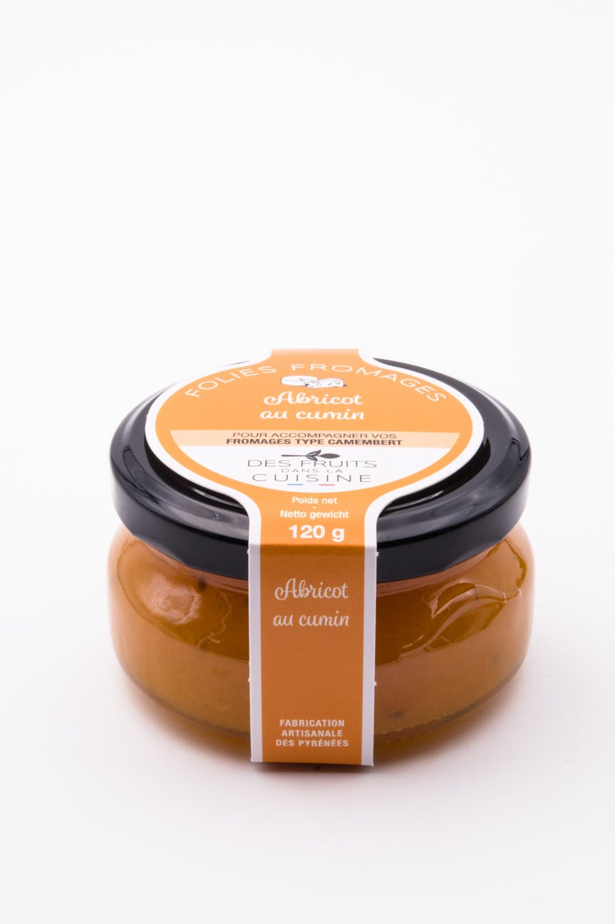 Apricot jam, cumin and orange peel, 120g