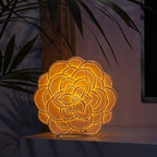Iluniq - decorative table lamp, gift idea - ROSE