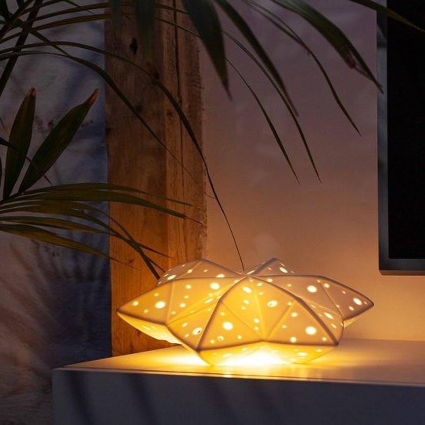 Iluniq- Decorative table lamp, gift idea- STAR