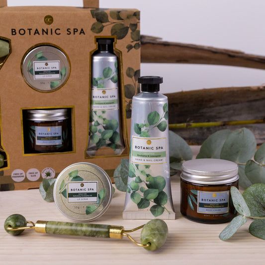 Set baie BOTANIC SPA - 3 produse + rola de masaj facial