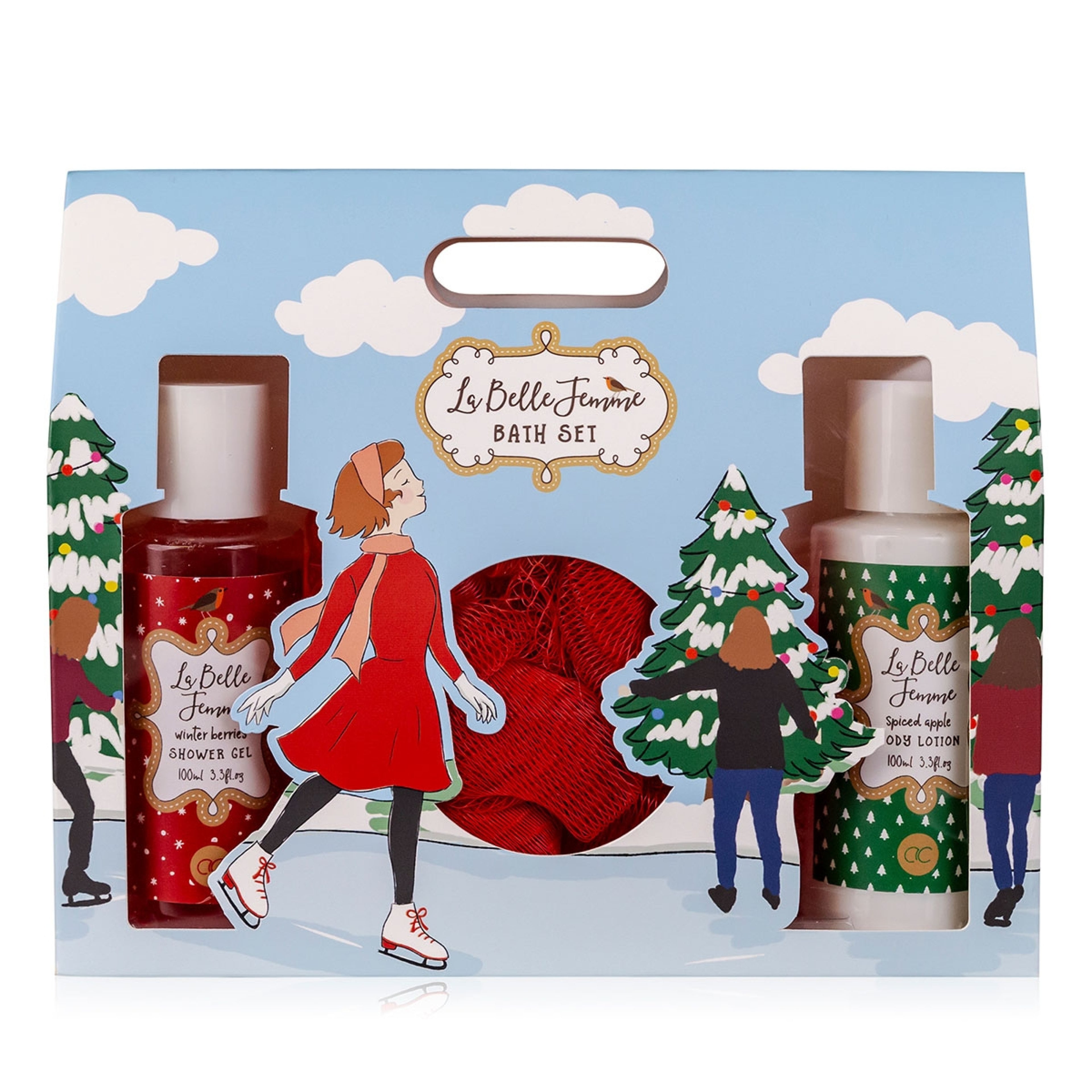 LA BELLE FEMME NOEL body care gift set