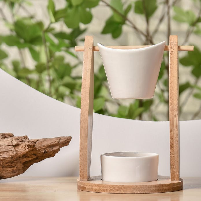 Aparat de aromaterapie Naturea Voile din ceramica si bambus