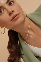 925 silver necklace with zirconia and fine chains (silver color) /Fashion gifts