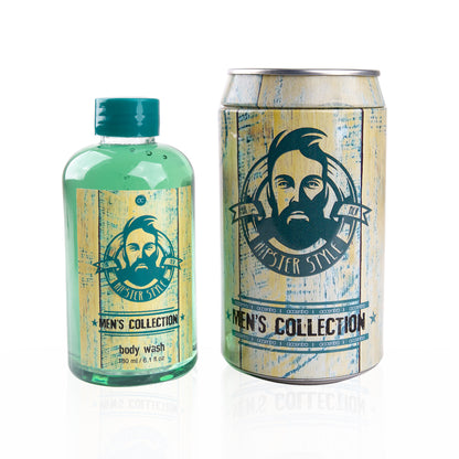 Gel de dus HIPSTER STYLE - BEER CAN, 180ml + cutie bere (pusculita)