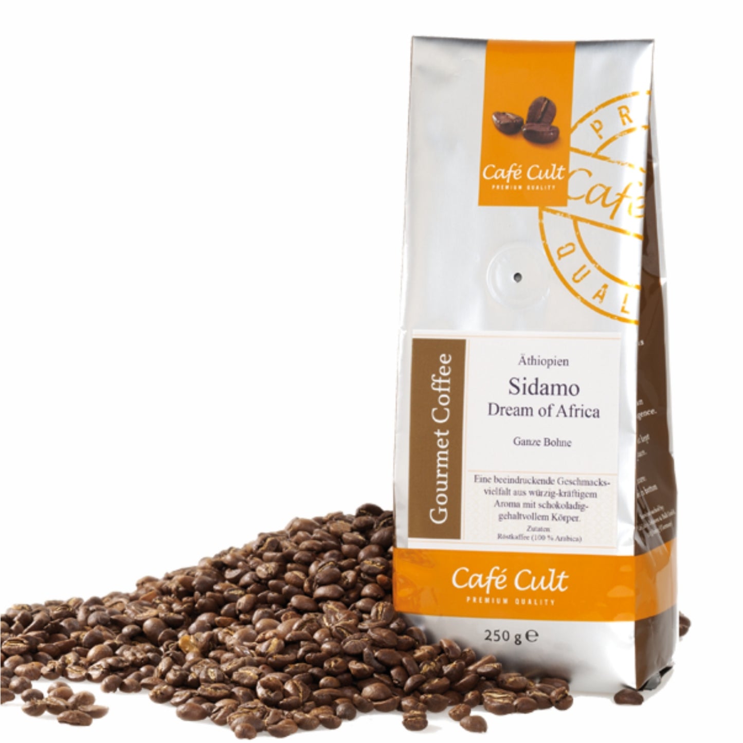 Cafea boabe Ethiopia Sidamo “Dream of Africa“, 250 gr /Coffee & tea