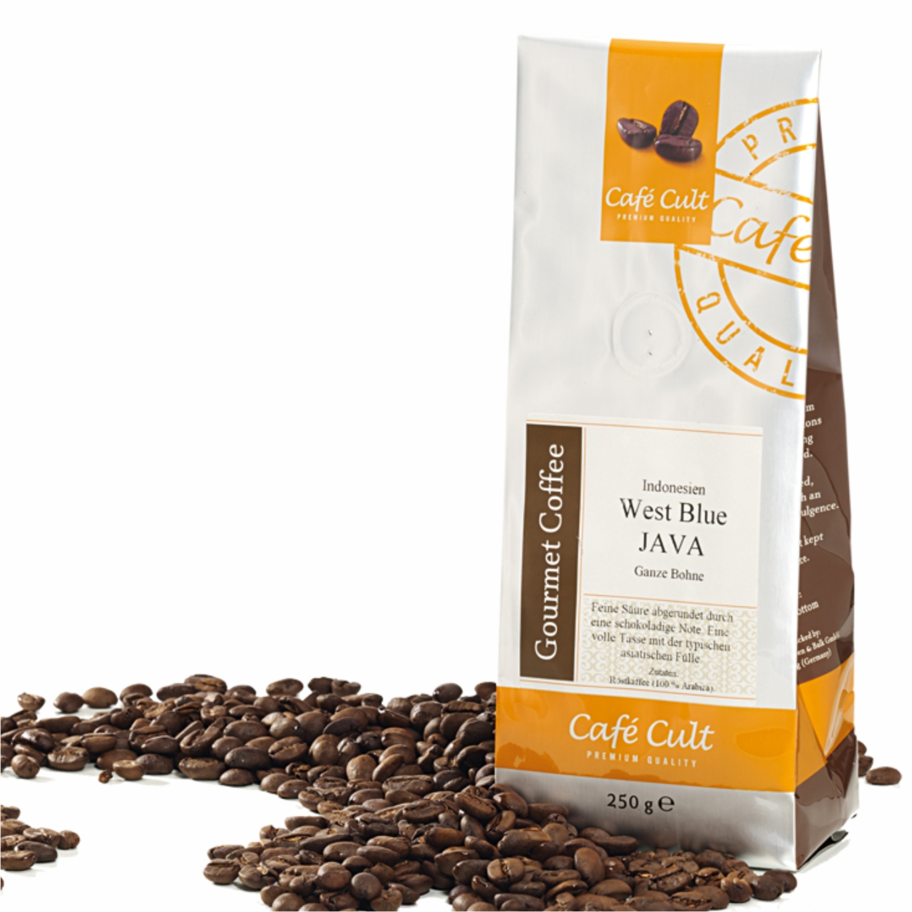 Cafea boabe Indonezia West Blue Java, 250 gr /Coffee & tea