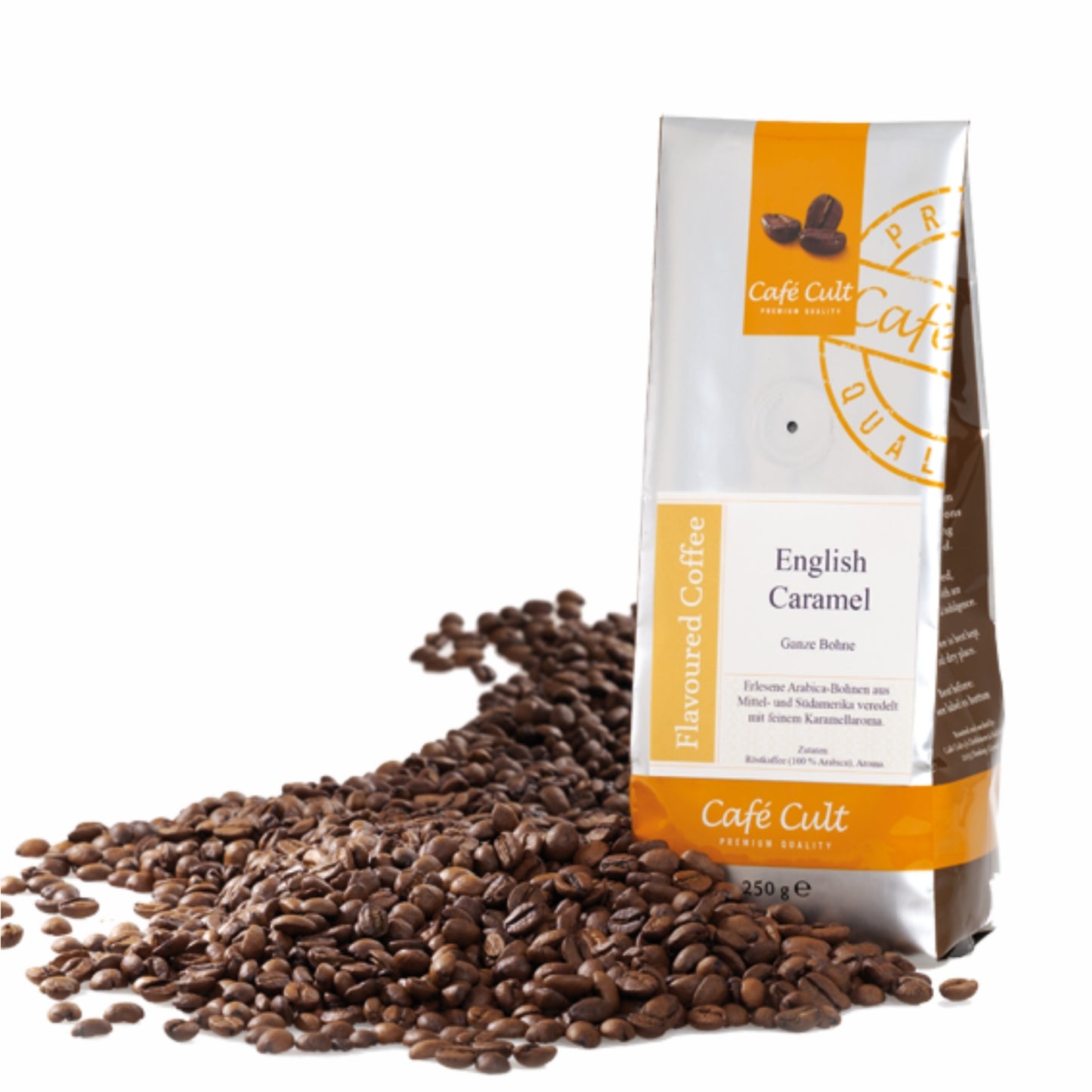 AROMATIZATA- Cafea boabe English Caramel 250 gr /Coffee & tea