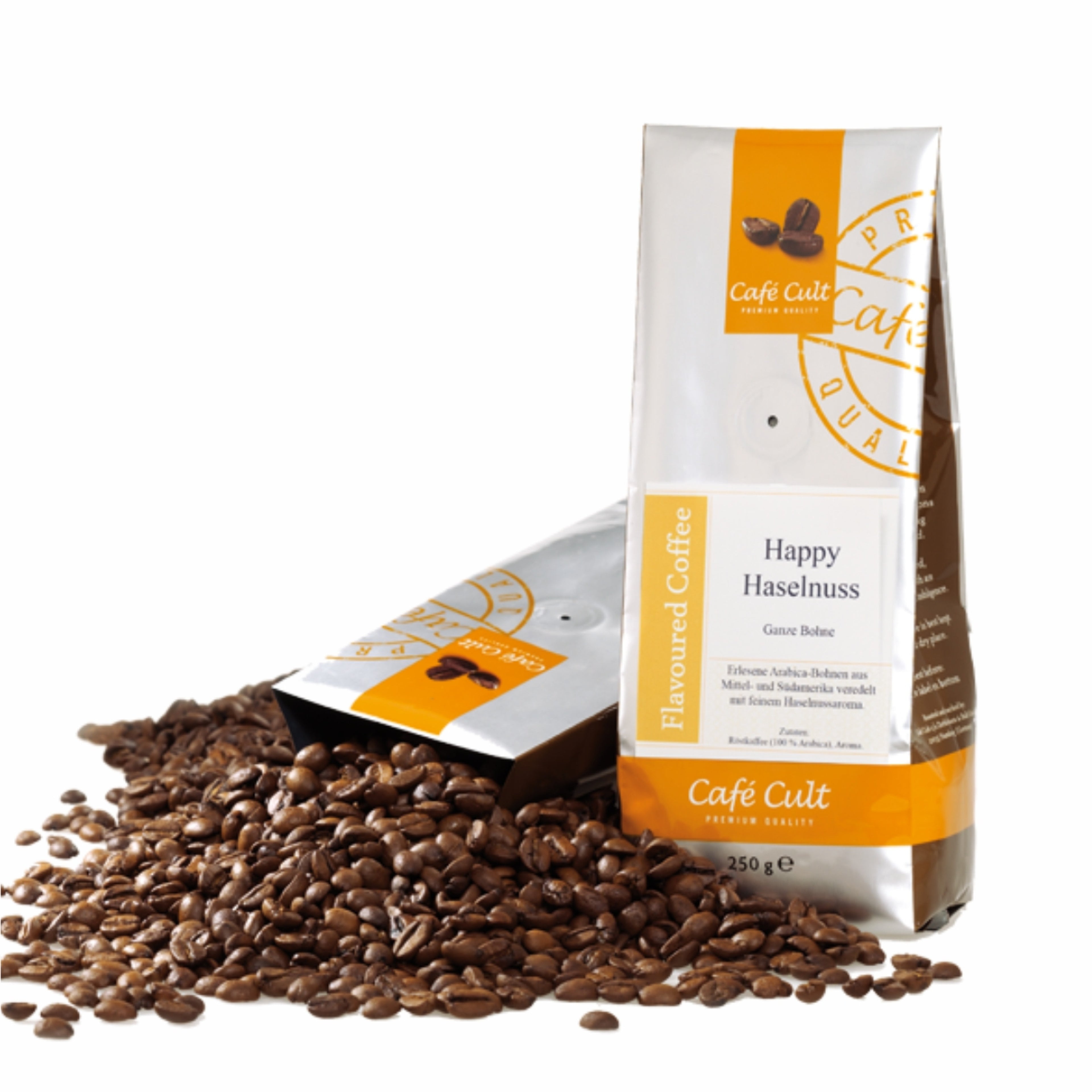 AROMATIZATA-Cafea boabe Happy Hazelnut, 250 gr /Coffee & tea