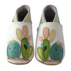 Leather shoes for children, Cactus