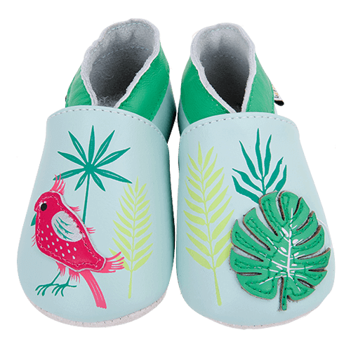 Pantofi din piele pentru copii, Tropical