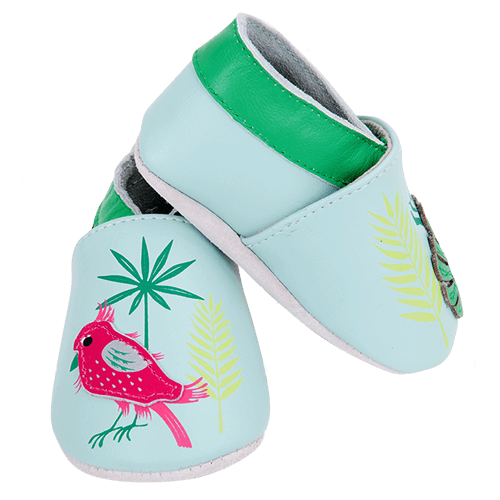 Pantofi din piele pentru copii, Tropical