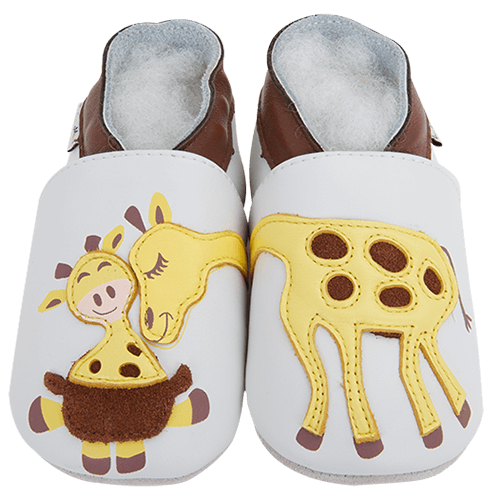 Pantofi din piele pentru copii, Girafa/Fashion gifts