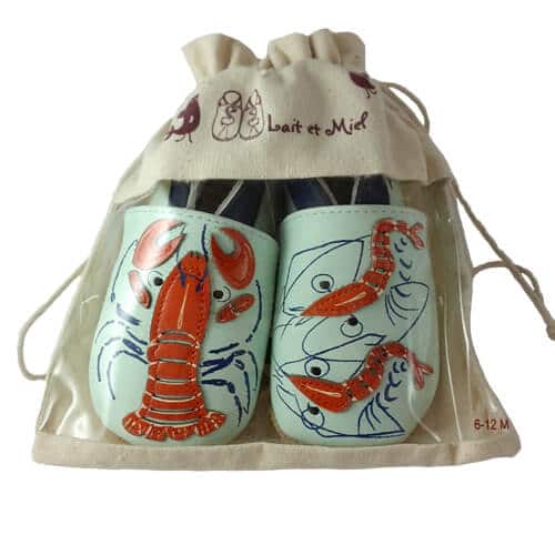 Leather shoes for children, Lobster