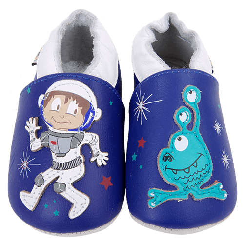 Pantofi din piele pentru copii, Cosmonaut