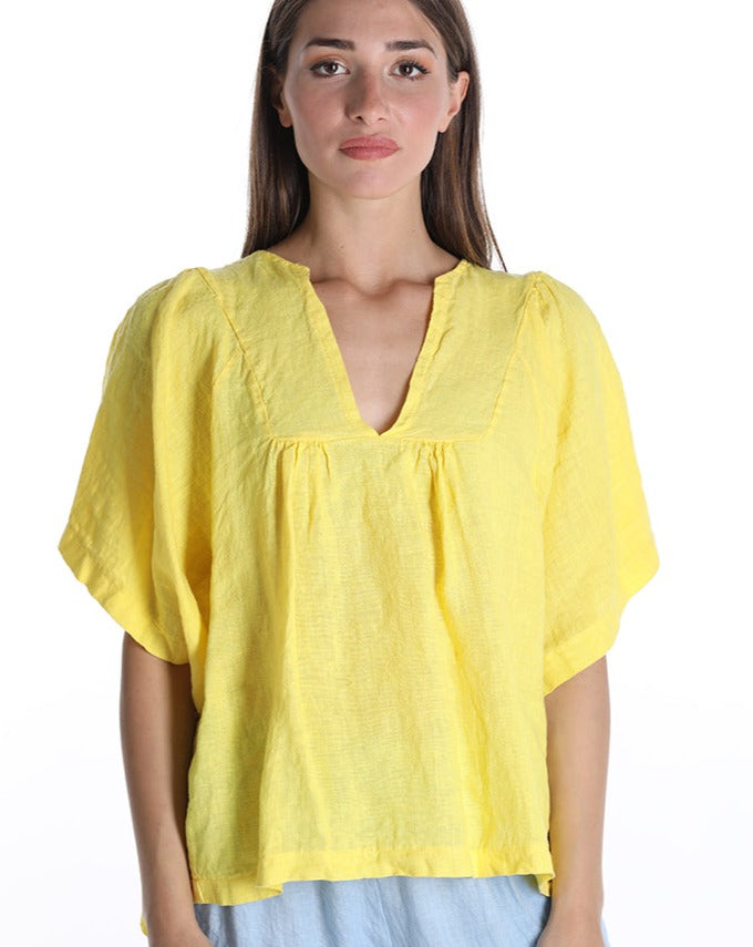 Bluza lejera de in 100% cu anchior- Talie unica (Medium fit)