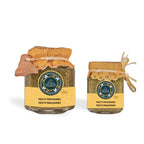 Ragusa pesto with artichokes, caciocavallo, chili peppers and wild fennel.