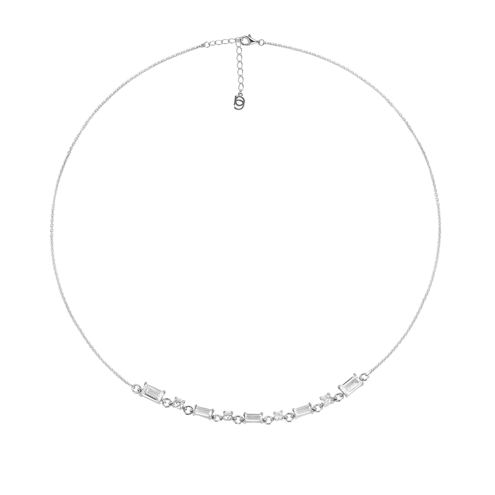 925 silver necklace with zirconia /fashion gifts