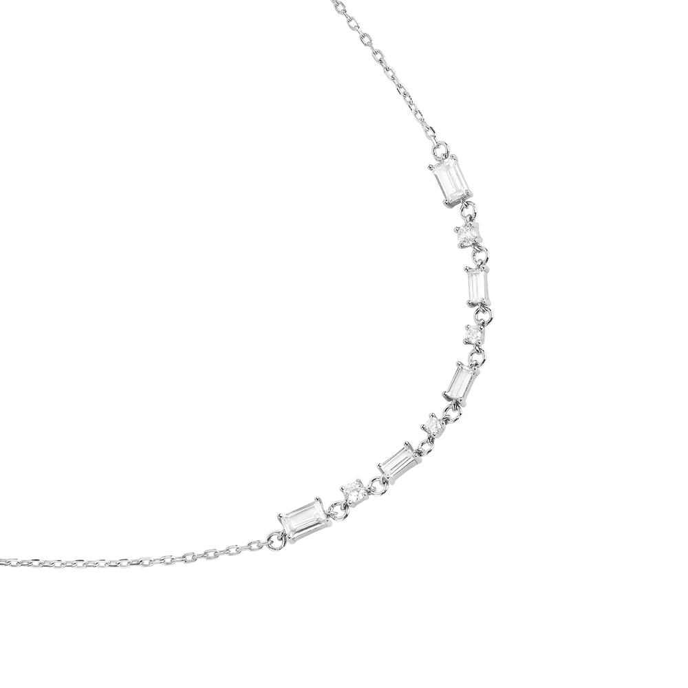 925 silver necklace with zirconia /fashion gifts
