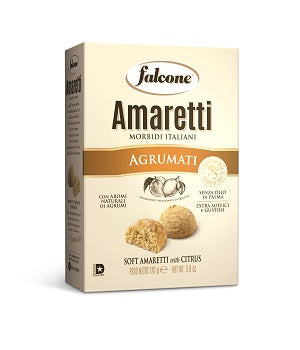 Amaretti - fursecuri moi cu aroma de citrice, 170g