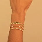 925 silver chain bracelet with zirconia /Fashion gifts