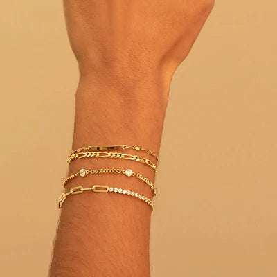 925 silver chain bracelet with zirconia /Fashion gifts