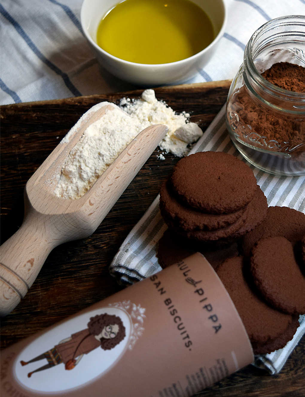 Vegan- Biscuiti cu cacao, 130g