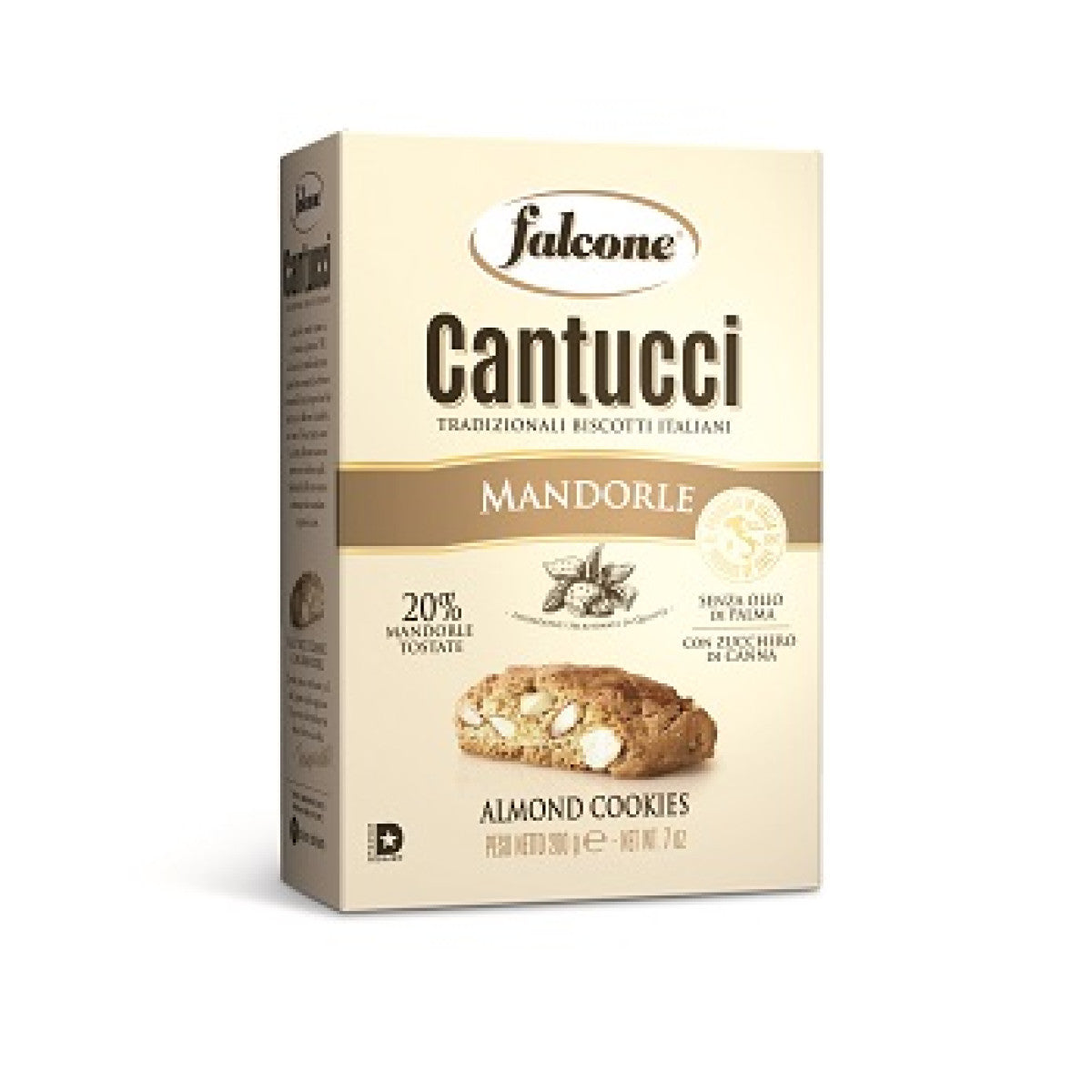 Cantucci - biscuiti crocanti cu migdale, 200g