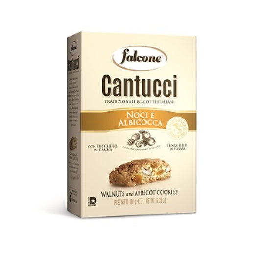 Cantucci - biscuiti crocanti cu nuci si caise, 180g