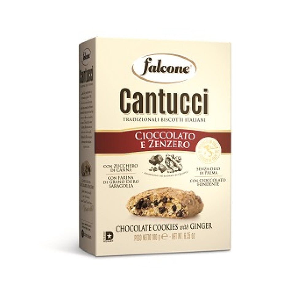 Cantucci - biscuiti crocanti cu ciocolata si ghimbir, 180g