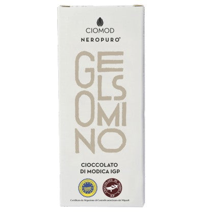 Gluten Free-Modica Chocolate with Jasmine, 100g/ Gluten free, milk free