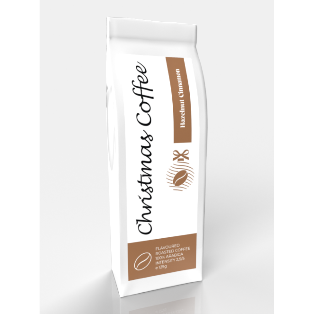 AROMATIZATA- Cafea boabe Hazzelnut Cinnamon, 125 g /Coffee & tea