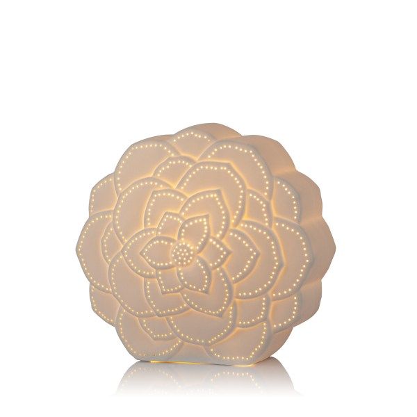 Iluniq - decorative table lamp, gift idea - ROSE