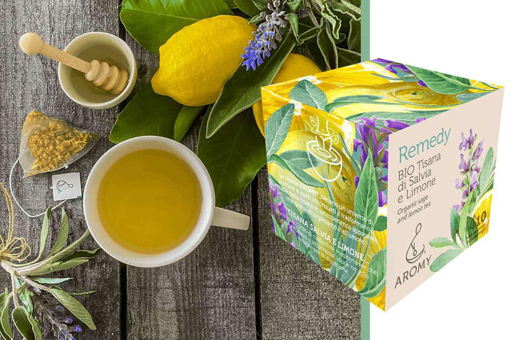Sage and lemon tea / Organic product