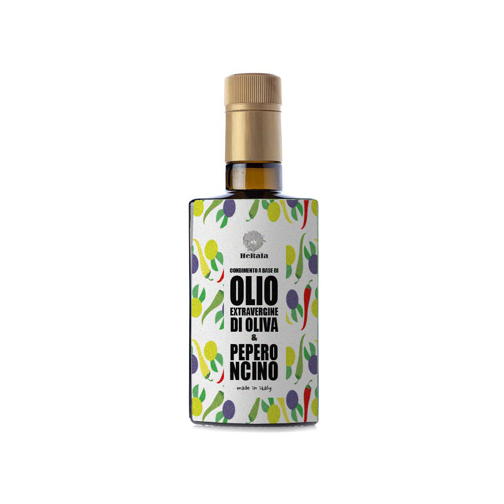 Ulei de masline extravirgin aromatizat ardei iute, 250ml