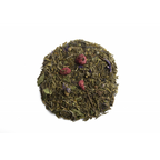 Green &amp; white tea, gourmet edition with raspberries and violets, 85g /Organic